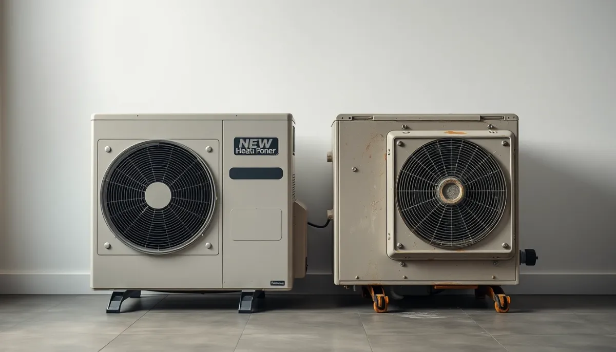 Comparaison entre une pompe à chaleur neuve et une ancienne