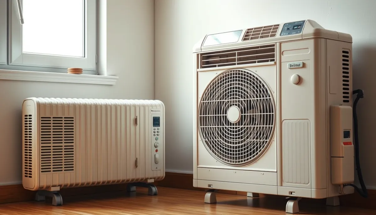 Comparaison entre un ancien chauffage et une climatisation réversible
